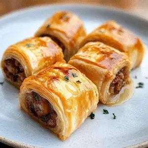 French Onion Sausage Rolls Recipe