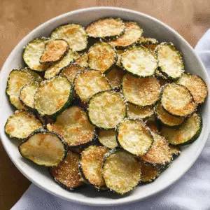 Crunchy Baked Zucchini Chips