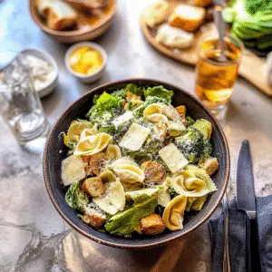 Cheese Tortellini Caesar Pasta Salad Recipe
