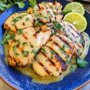 Grilled Salsa Verde Pepper Jack Chicken Recipe
