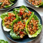 Thai Chicken Lettuce Wraps
