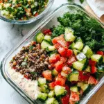 Lentil Greek Salad with Dill Sauce Recipe