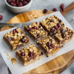 No-Bake Peanut Butter Granola Bars Recipe