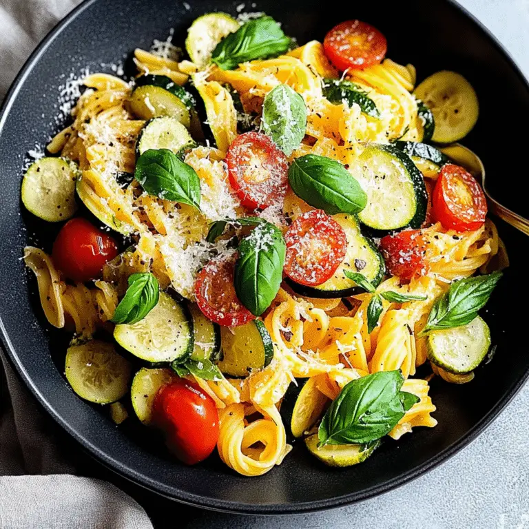 Pasta with Zucchini and Tomatoes Recipe