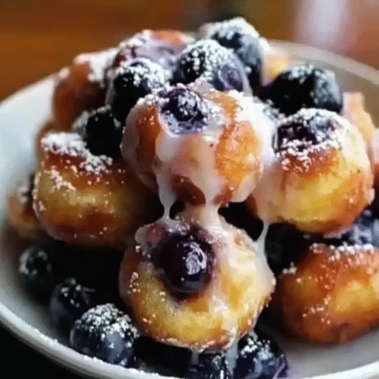 Blueberry Lemon Curd Donut Holes Recipe