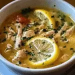 Mediterranean Lemon Chicken Soup Recipe