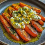 Roasted Carrots with Whipped Ricotta & Hot Honey