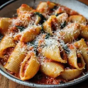 Pasta Shells with Tomato Sauce Recipe