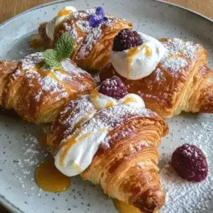 Whipped Ricotta with Honey Croissants Recipe