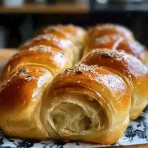 Salted Sage Honey Butter Brioche Rolls