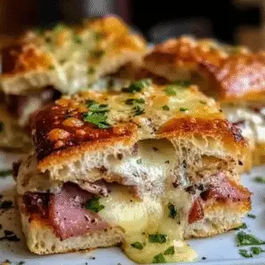 Cheesy Focaccia Charcuterie Sliders Recipe