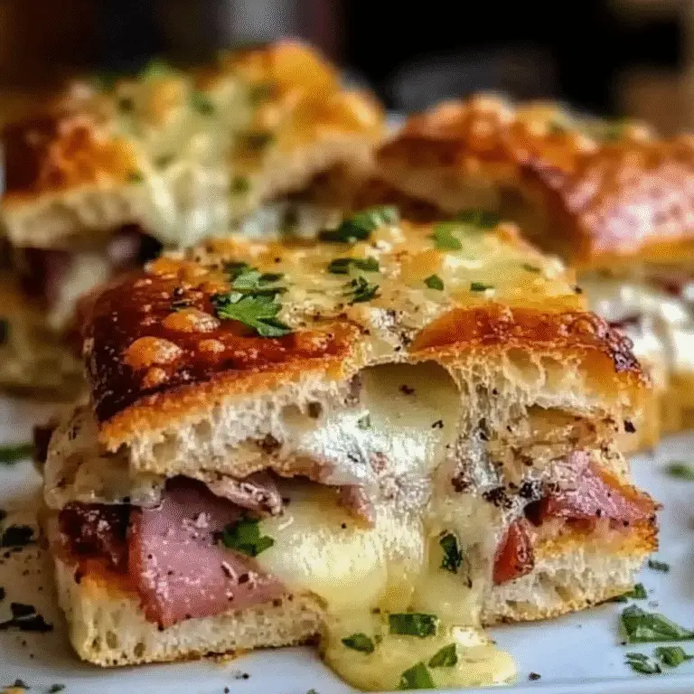 Cheesy Focaccia Charcuterie Sliders Recipe