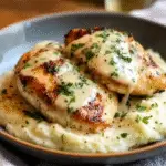 Chicken with Creamy Dijon Sauce & Mashed Potatoes