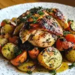 Garlic Herb Roasted Chicken with Vegetables