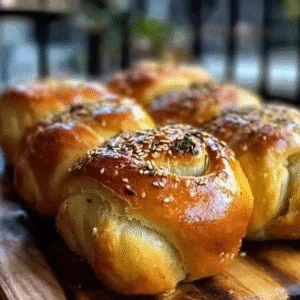 Salted Sage Honey Butter Brioche Rolls