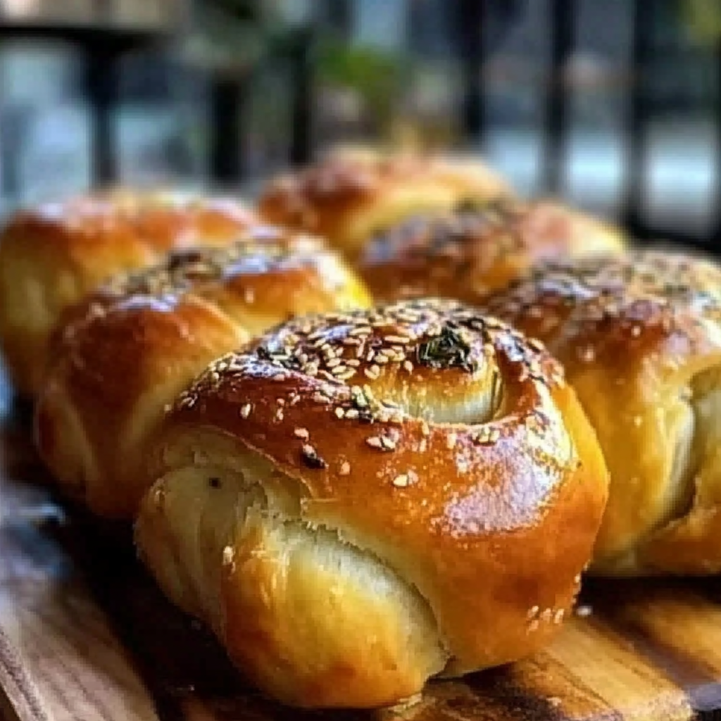 Salted Sage Honey Butter Brioche Rolls