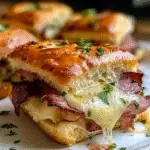 Cheesy Focaccia Charcuterie Sliders Recipe