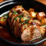 Slow Cooker Bacon Garlic Pork Loin Recipe