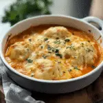 Creamy Tomato Soup with Cheddar Bay Dumplings Recipe