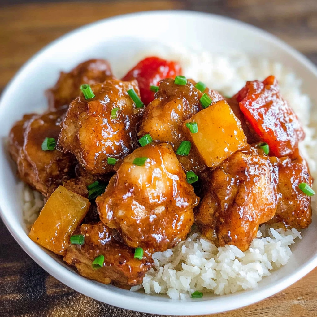 Slow Cooker Hawaiian Pineapple Chicken Recipe