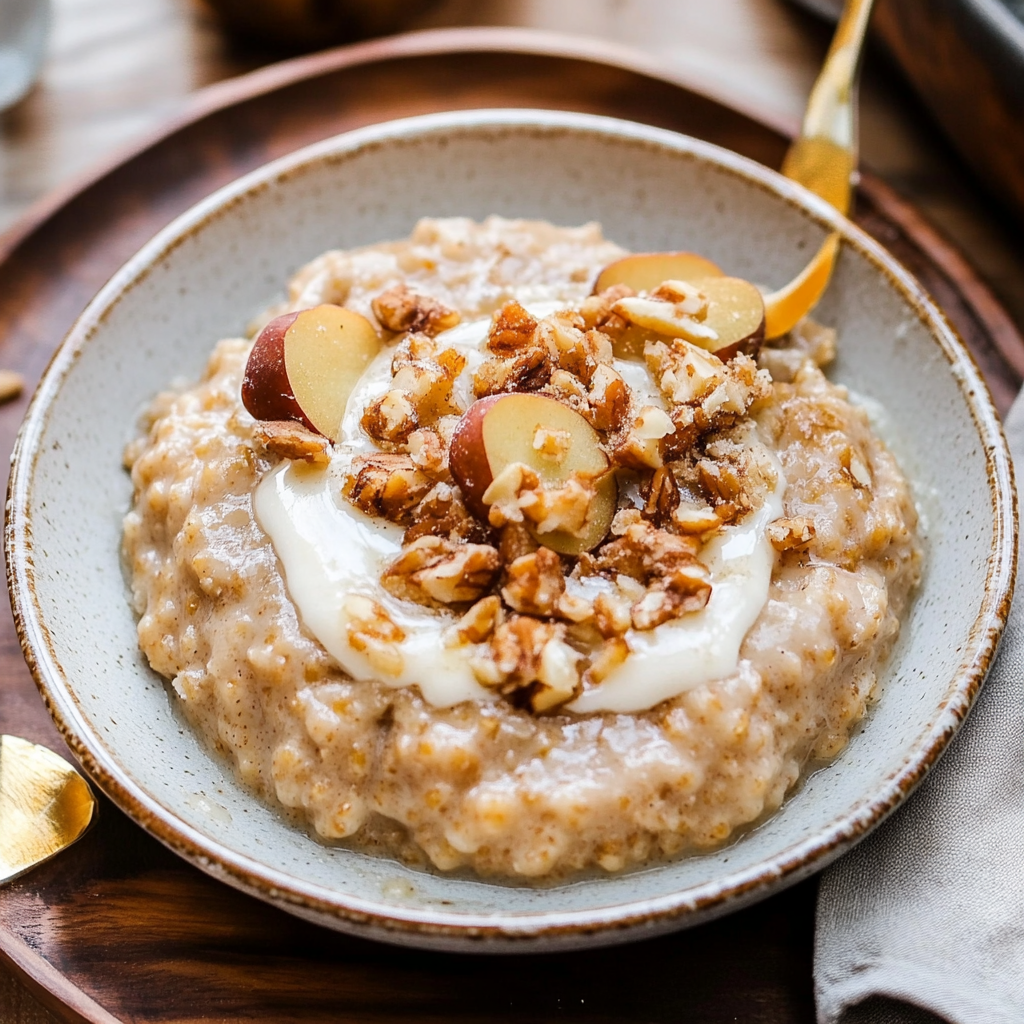 Brown Sugar Apple Whole Grain Bowl Recipe