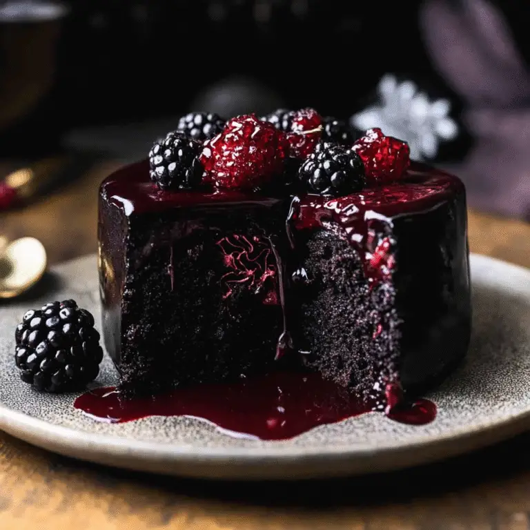 Black Velvet Halloween Cake Recipe