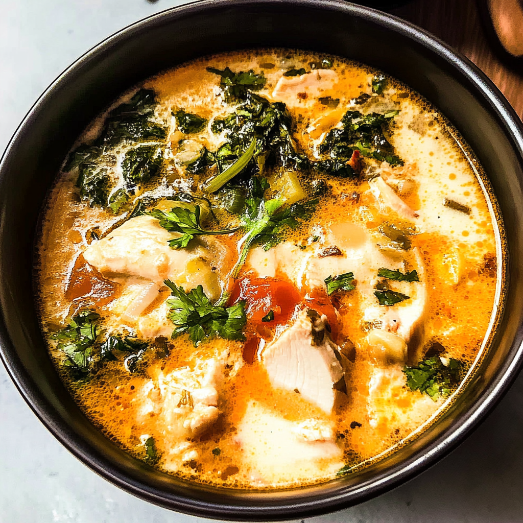 Cozy Tuscan Chicken Soup Recipe