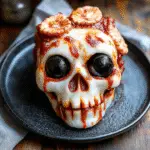 Spooky Pizza Skulls