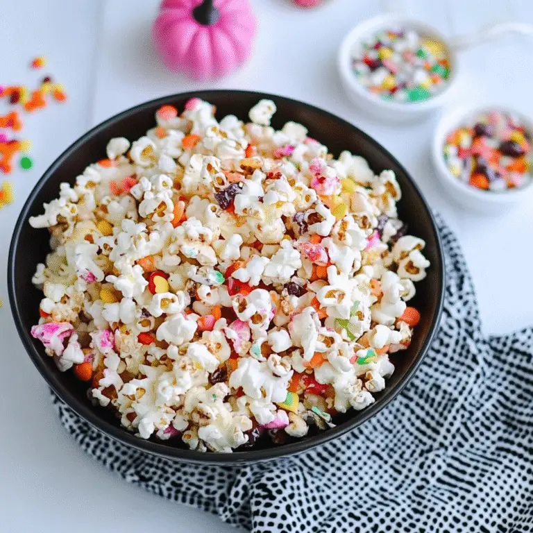 Halloween Popcorn Recipe
