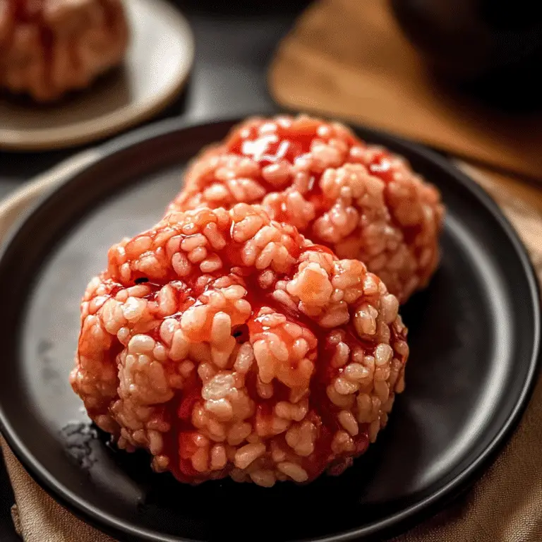 Marshmallow Rice Bubbles Halloween Brains Recipe