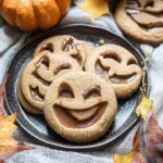 Milk Chocolate Stuffed Jack-O'-Lantern Cookies