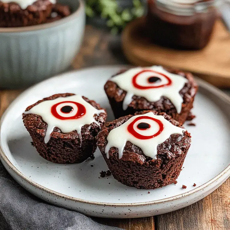 Creepy Eyeball Brownies