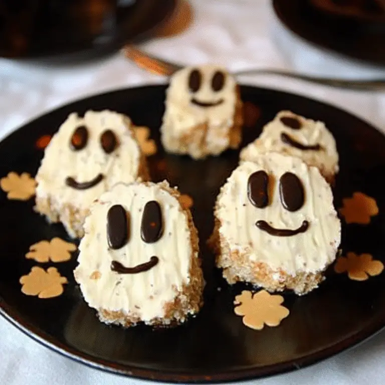 Rice Krispie Treat Ghosts