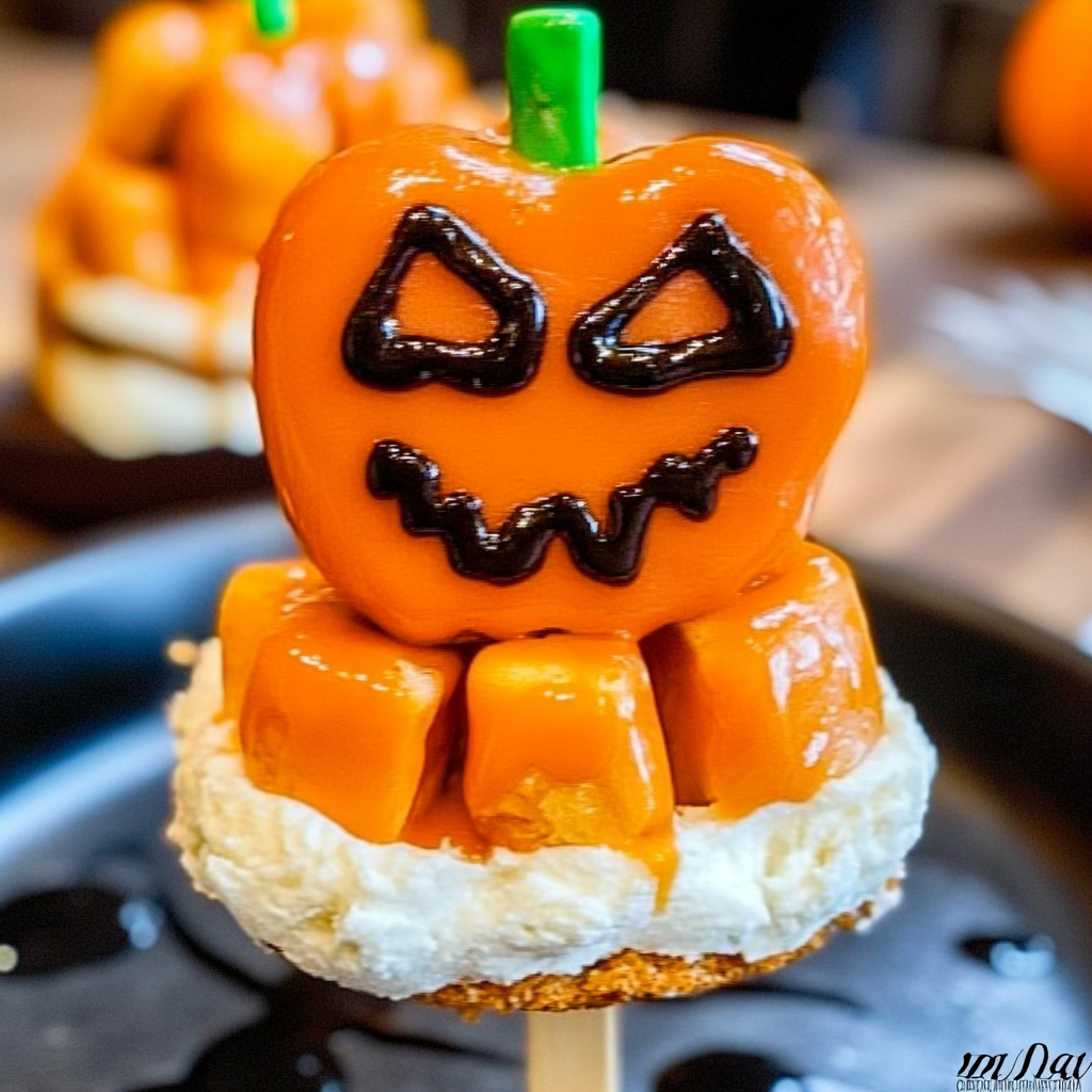 Halloween Apple Pops