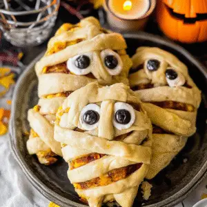 Halloween Mummy Breakfast Rolls Recipe