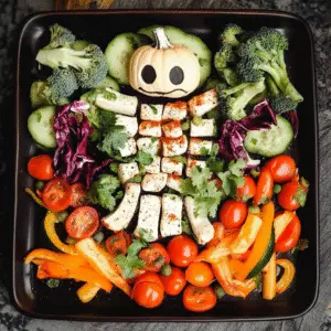 Halloween Veggie Platter