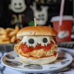 Halloween Chicken Parm Sliders Recipe