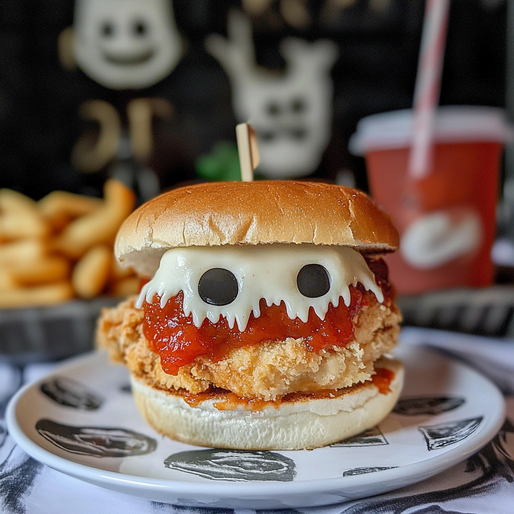 Halloween Chicken Parm Sliders Recipe