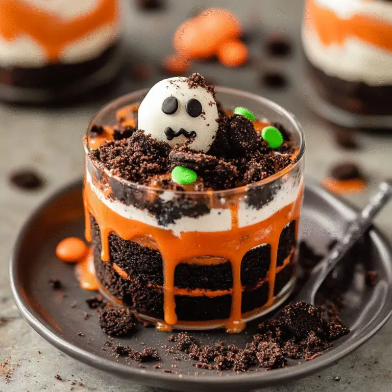 Halloween Oreo Dirt Cake