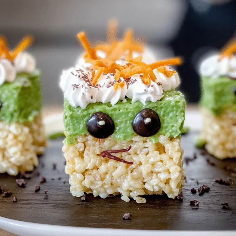 Frankenstein Rice Krispie Treats Recipe