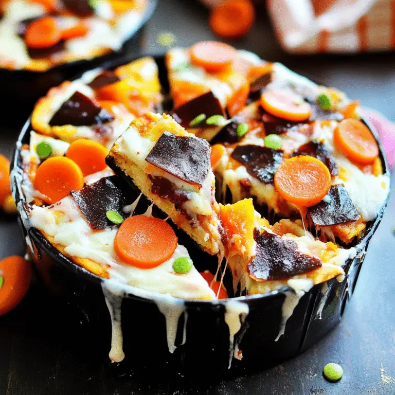 Easy Mini Halloween Pizzas Recipe