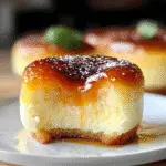 Vanilla Bean Crème Brûlée Cheesecake Cupcakes