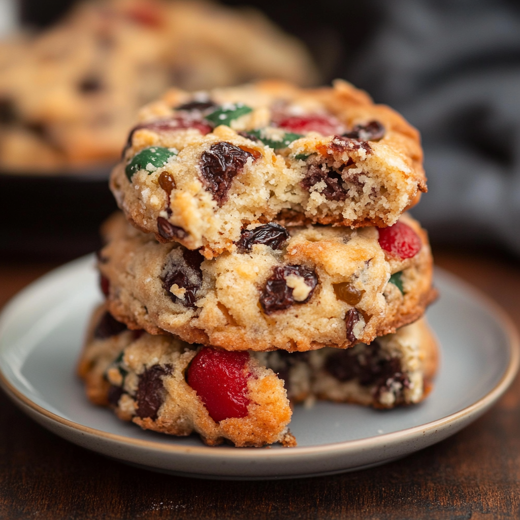 Christmas Fruitcake Cookies