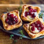 Cranberry and Brie Tartlets Recipe