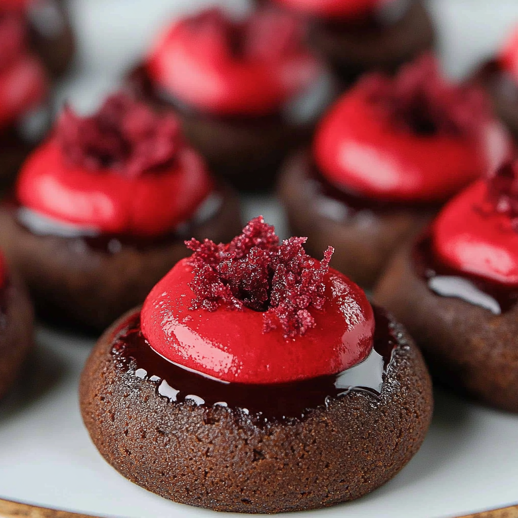 Red Velvet Thumbprint Cookies Recipe