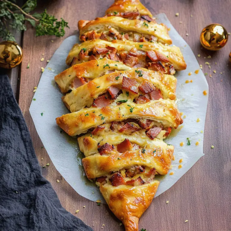 Cheddar and Ham Stuffed Christmas Trees Recipe