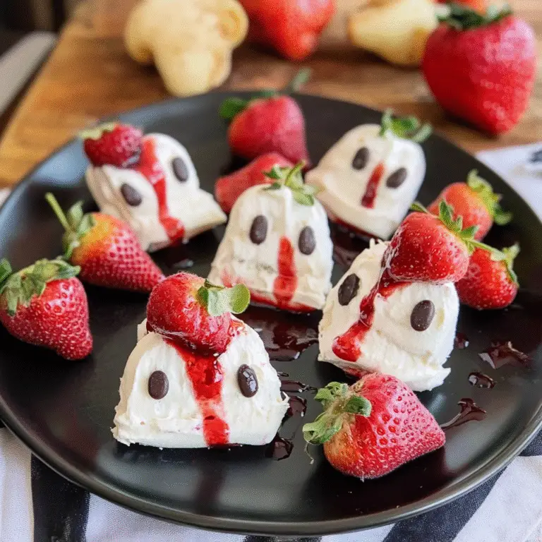 Halloween Strawberries Treats