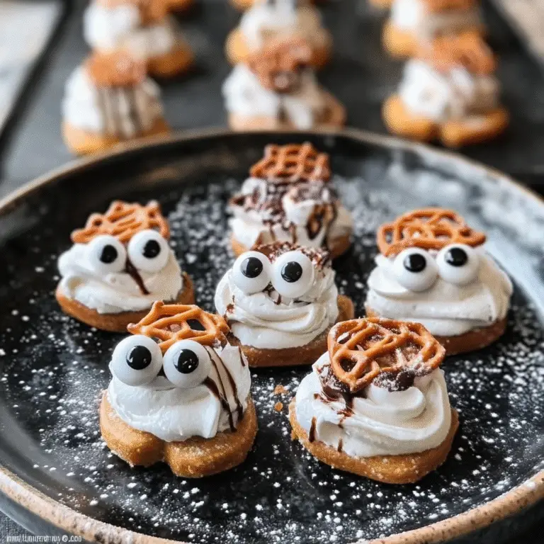 Googly Eye Pretzel Kisses Recipe
