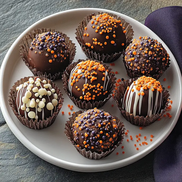 Irresistible Halloween Truffles