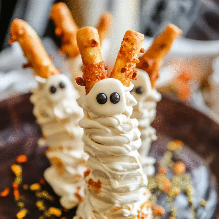 Mummy Pretzels Recipe
